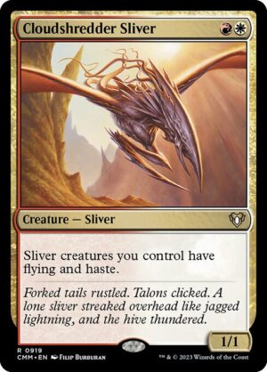 Cloudshredder Sliver [Commander Masters] - NM