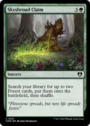 Skyshroud Claim [Commander Masters] - NM