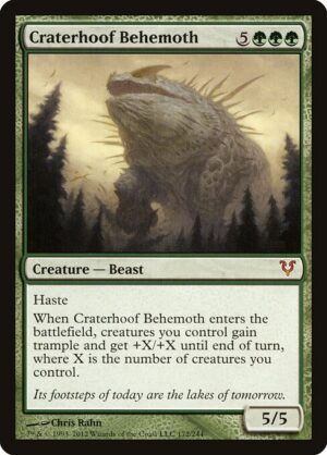 Craterhoof Behemoth [Avacyn Restored] - NM