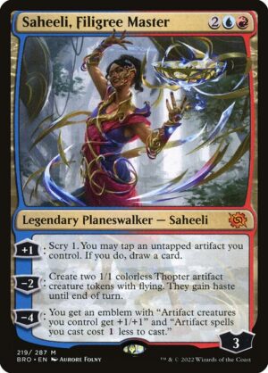Saheeli, Filigree Master [The Brothers' War] - NM