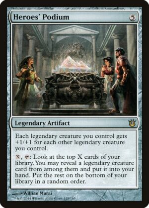 Heroes' Podium (Foil) [Born of the Gods] - NM