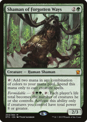 Shaman of Forgotten Ways [Dragons of Tarkir] - NM