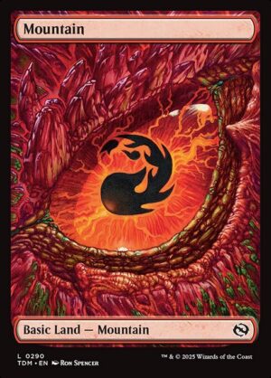 Mountain (Foil) [Tarkir: Dragonstorm] - NM