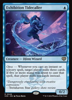 Exhibition Tidecaller (Foil) [Secrets of Strixhaven] - NM