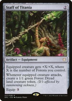 Staff of Titania [The Brothers' War Commander] - NM