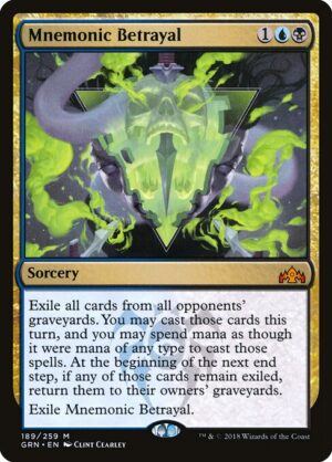 Mnemonic Betrayal [Guilds of Ravnica] - NM