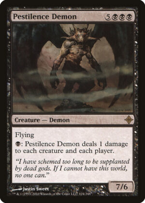Pestilence Demon [Rise of the Eldrazi] - NM