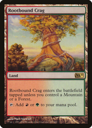 Rootbound Crag (Foil) [Magic 2011] - NM