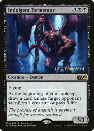 Indulgent Tormentor (Foil) [Magic 2015 Promos] - NM
