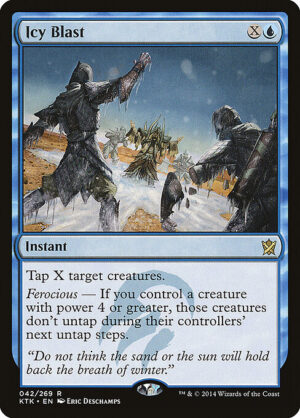 Icy Blast (Foil) [Khans of Tarkir] - NM