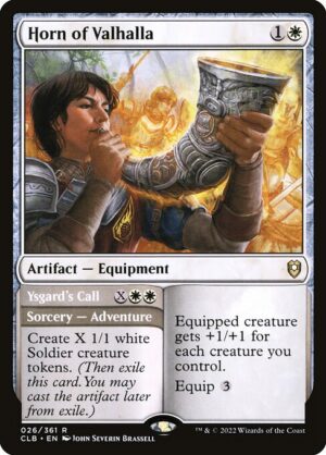 Horn of Valhalla // Ysgard's Call [Commander Legends: Battle for Baldur's Gate] - NM