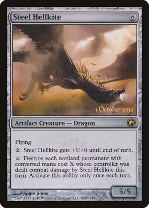 Steel Hellkite (Foil) [Scars of Mirrodin Promos] - NM