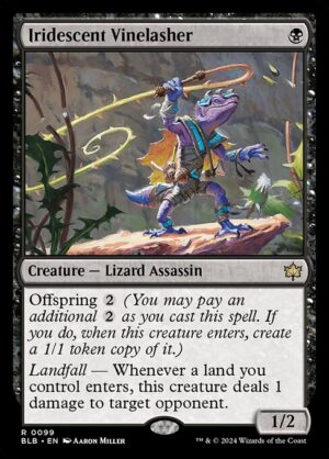 Iridescent Vinelasher (Foil) [Bloomburrow] - NM