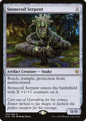 Stonecoil Serpent [Throne of Eldraine] - NM