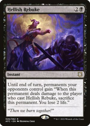 Hellish Rebuke [Forgotten Realms Commander] - NM