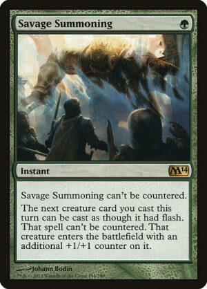 Savage Summoning [Magic 2014] - NM