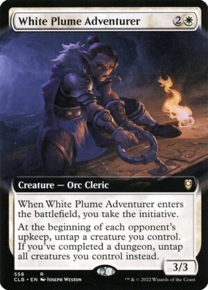 White Plume Adventurer [Commander Legends: Battle for Baldur's Gate] - NM