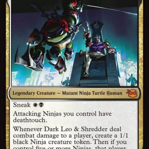 Dark Leo & Shredder [Teenage Mutant Ninja Turtles] - NM