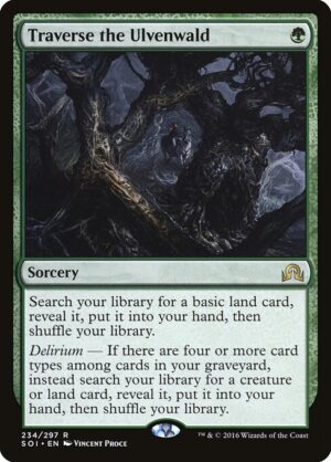 Traverse the Ulvenwald (Foil) [Shadows over Innistrad] - NM