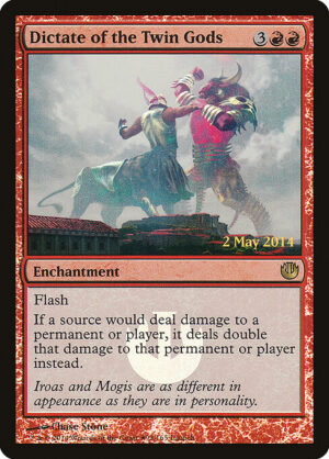 Dictate of the Twin Gods (Foil) [Journey into Nyx Promos] - NM