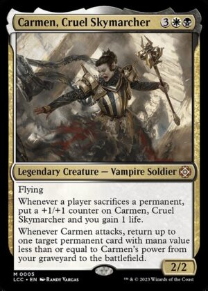 Carmen, Cruel Skymarcher [The Lost Caverns of Ixalan Commander] - NM
