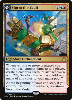 Storm the Vault // Vault of Catlacan [Rivals of Ixalan] - NM