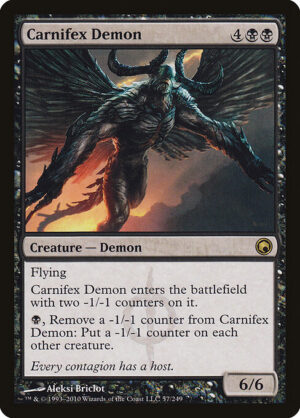 Carnifex Demon [Scars of Mirrodin] - NM
