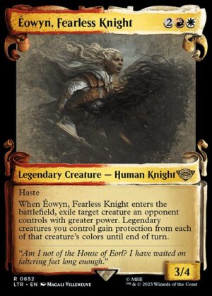 Éowyn, Fearless Knight (Foil) [The Lord of the Rings: Tales of Middle-earth] - NM