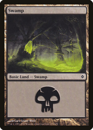 Swamp (Foil) [New Phyrexia] - NM
