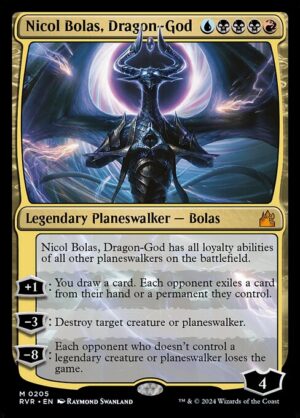 Nicol Bolas, Dragon-God [Ravnica Remastered] - NM