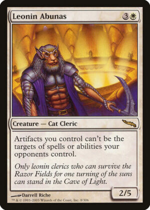Leonin Abunas [Mirrodin] - NM