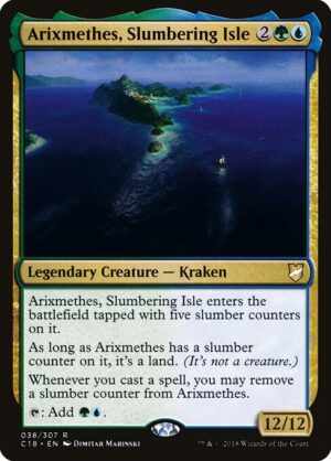 Arixmethes, Slumbering Isle [Commander 2018] - NM