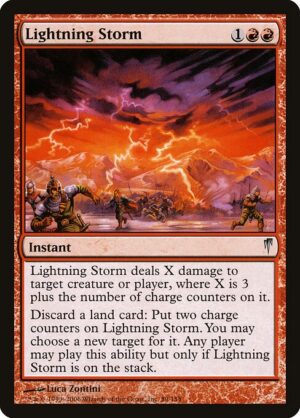 Lightning Storm (Foil) [Coldsnap] - NM