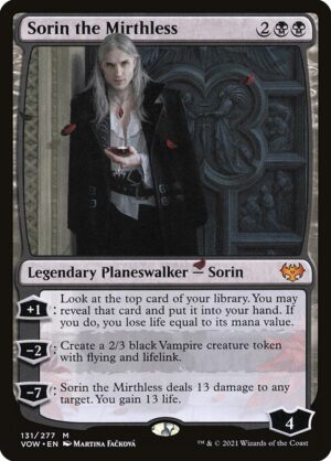 Sorin the Mirthless [Innistrad: Crimson Vow] - NM