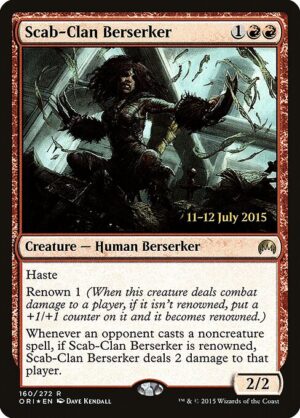 Scab-Clan Berserker (Foil) [Magic Origins Promos] - NM
