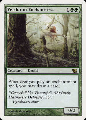 Verduran Enchantress [Eighth Edition] - NM