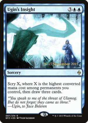 Ugin's Insight (Foil) [Battle for Zendikar Promos] - NM