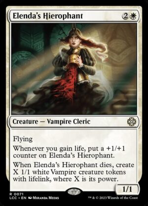 Elenda's Hierophant [The Lost Caverns of Ixalan Commander] - NM