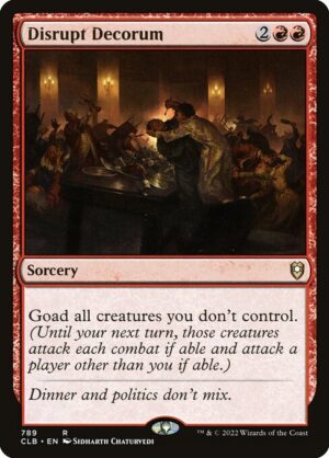 Disrupt Decorum [Commander Legends: Battle for Baldur's Gate] - NM