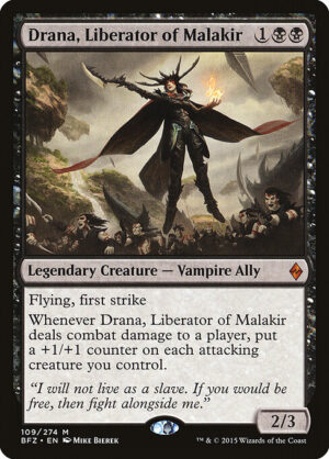 Drana, Liberator of Malakir [Battle for Zendikar] - NM