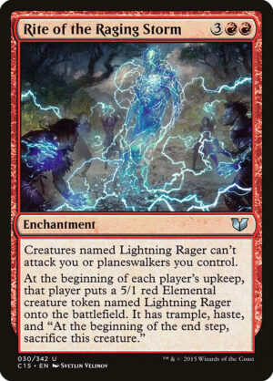 Rite of the Raging Storm [Commander 2015] - NM