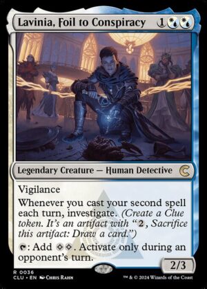 Lavinia, Foil to Conspiracy [Ravnica: Clue Edition] - NM