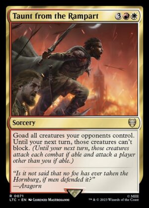 Taunt from the Rampart [Tales of Middle-earth Commander] - NM