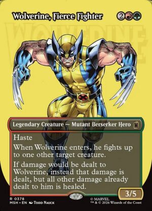 Wolverine, Fierce Fighter [Marvel Super Heroes] - NM