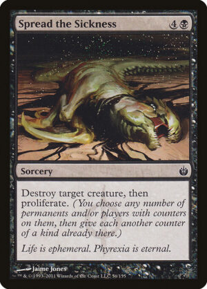 Spread the Sickness (Foil) [Mirrodin Besieged] - NM