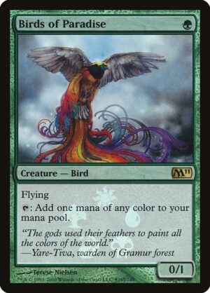 Birds of Paradise (Foil) [Magic 2011 Promos] - NM