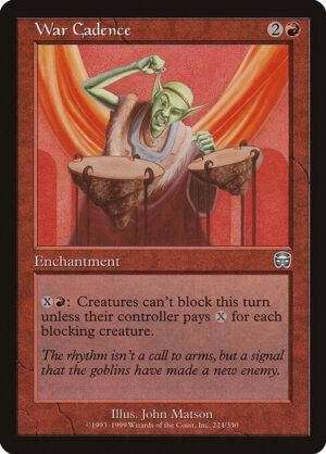 War Cadence [Mercadian Masques] - NM