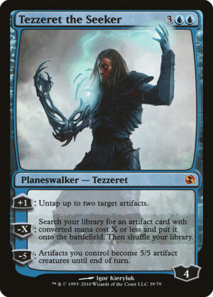 Tezzeret the Seeker (Foil) [Duel Decks: Elspeth vs. Tezzeret] - NM