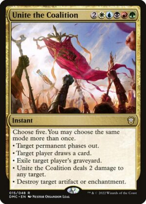 Unite the Coalition [Dominaria United Commander] - NM