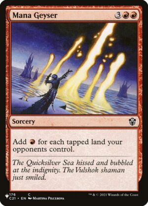 Mana Geyser [The List] - NM